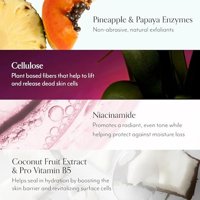 BLISS JELLY GLOW PEEL, GENTLE NON-ABRASIVE EXFOLIATOR WITH FRUIT ENZYMES, CRUELTY FREE, MADE WITHOUT PARABENS, 4 OUNCES - Image 4